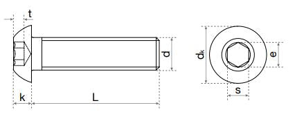 Socket Button ISO 7380