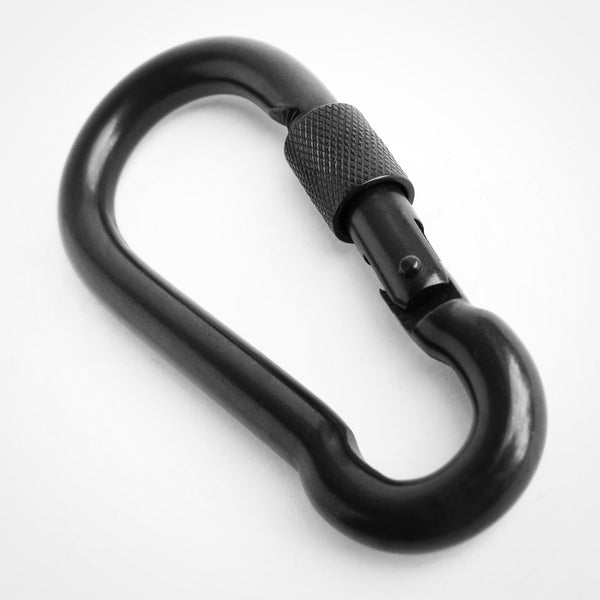 Black Stainless Steel Spring Hook With Nut 0