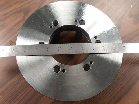 10" D1-6, D6 semi-finished adapter Plate for CHUCKS #ADP-10-D6SM