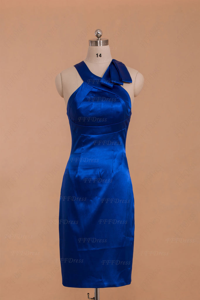 Sheath Royal Blue Homecoming Dresses Cocktail Dresses Mypromdress 0409