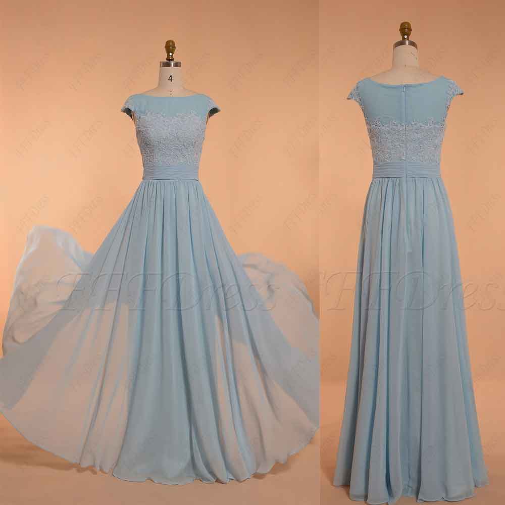 light blue bridesmaid dresses