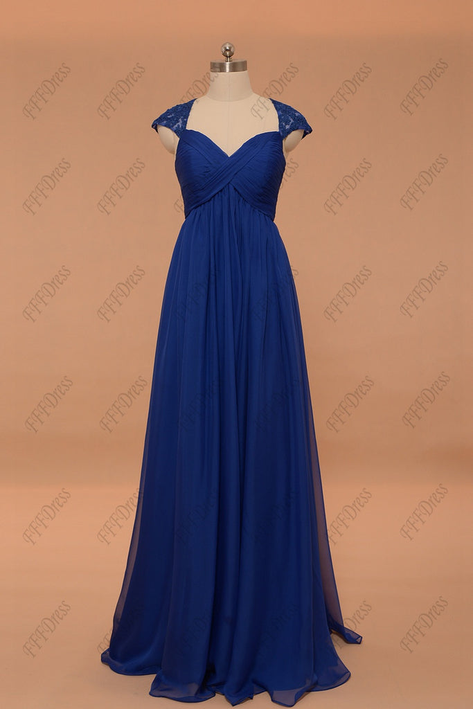 royal blue maternity bridesmaid dress