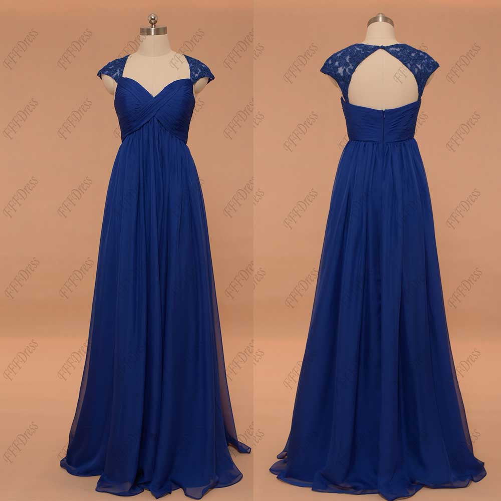 royal blue maternity bridesmaid dress