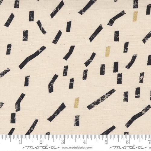Snippets Dots -- Think Ink Canvas Natural -- Zen Chic -- Moda Fabric