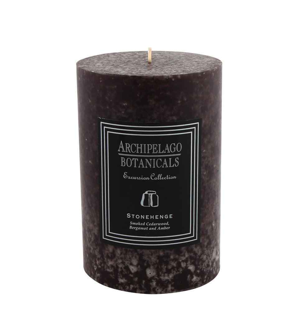 Stonehenge Large Pillar Candle Archipelago Botanicals