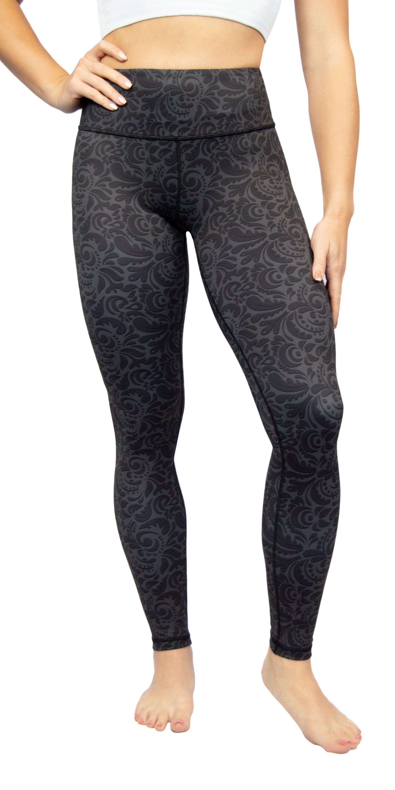 Damask Night Kali Leggings Miami Fitwear