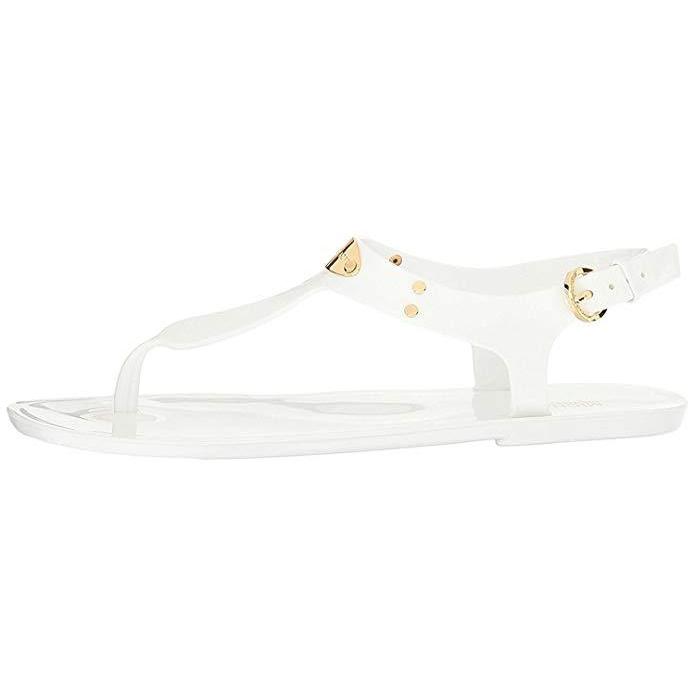 michael kors white jelly sandals