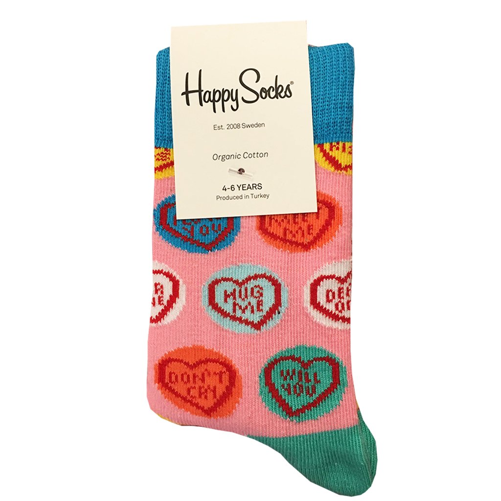 valentines day happy socks