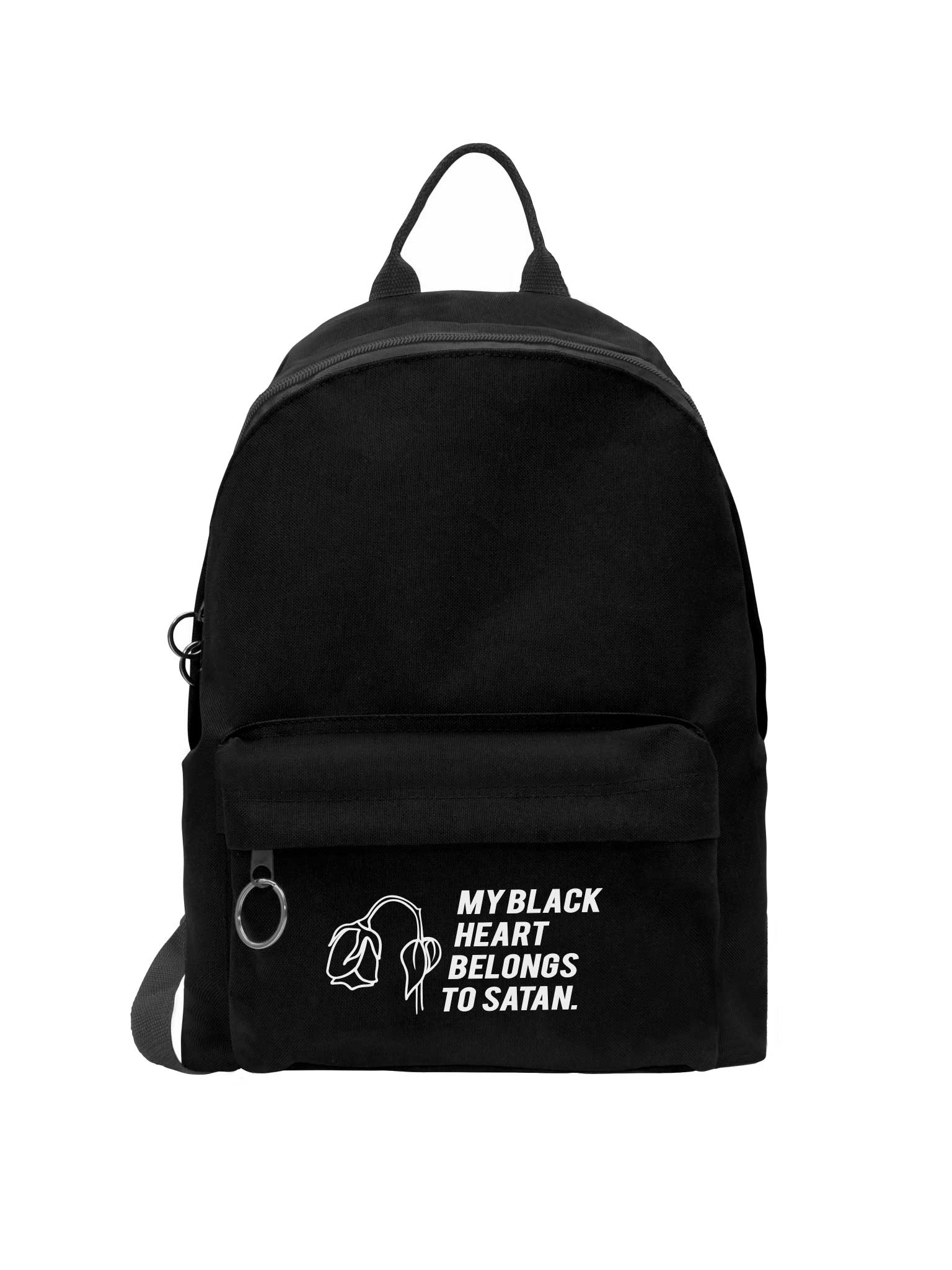 black heart backpack