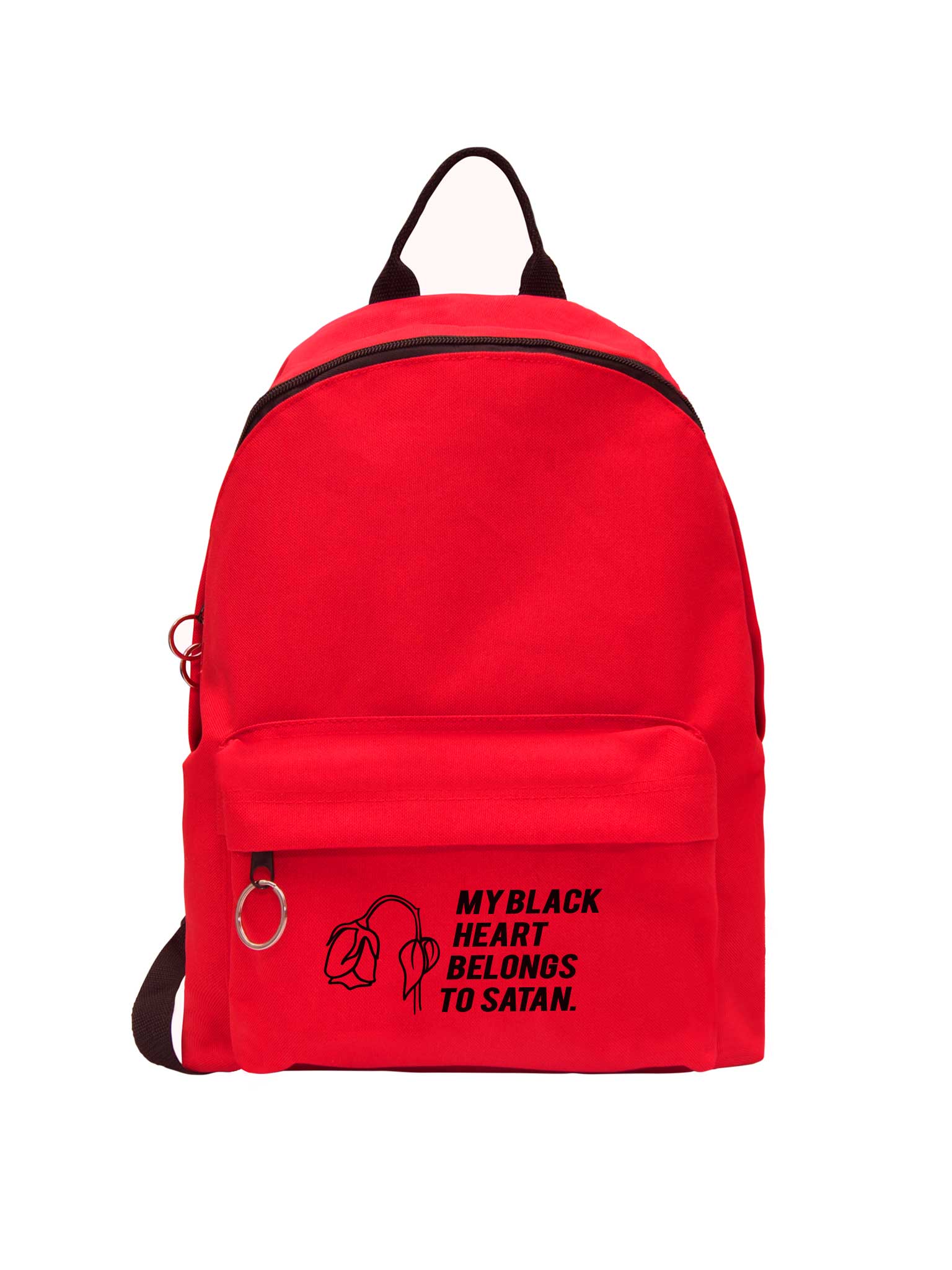 black heart backpack