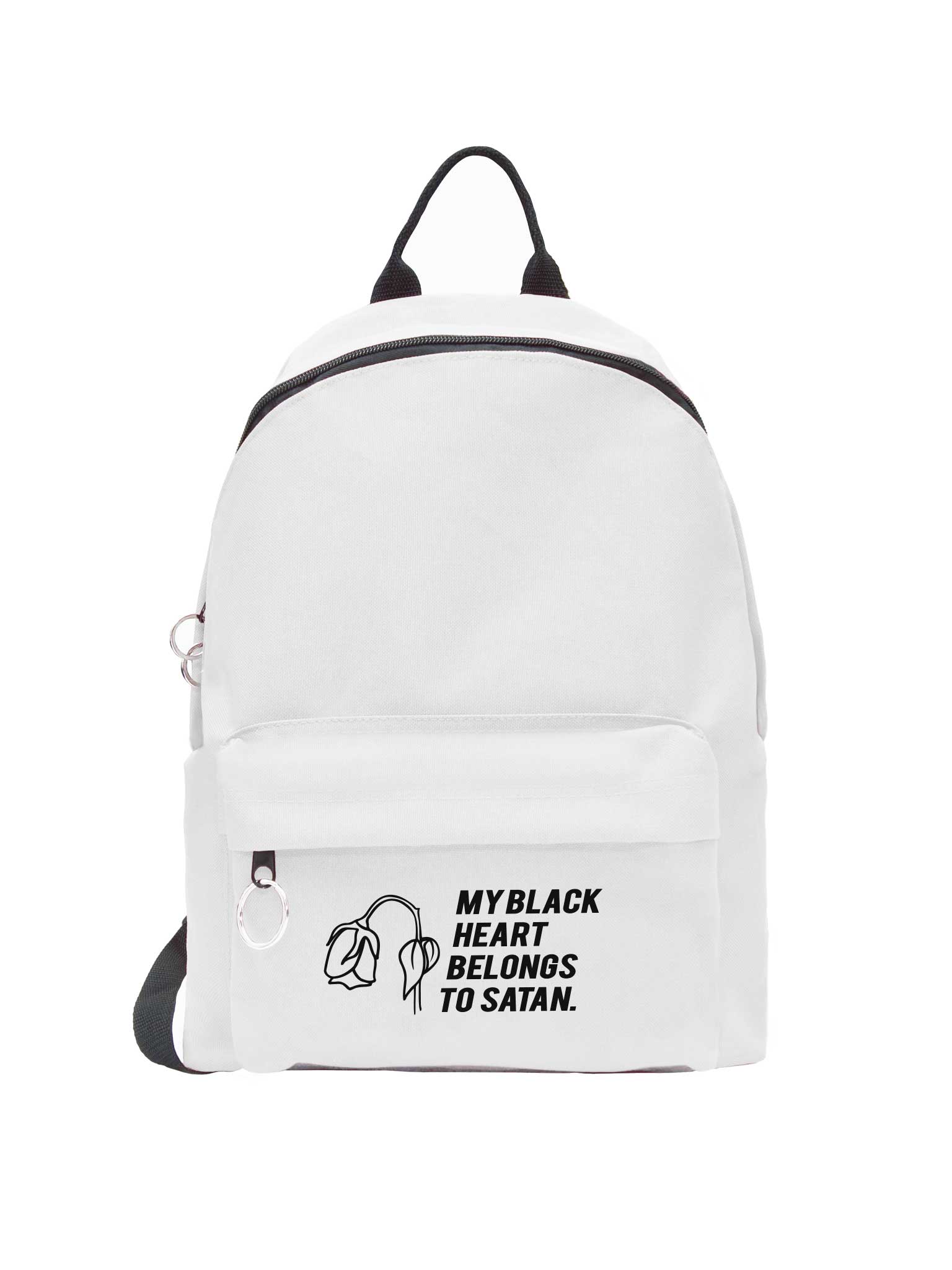 black heart backpack