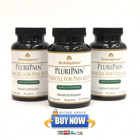 Purchase 3 bottles of PluriPain®, pain relief supplement, at a reduced price