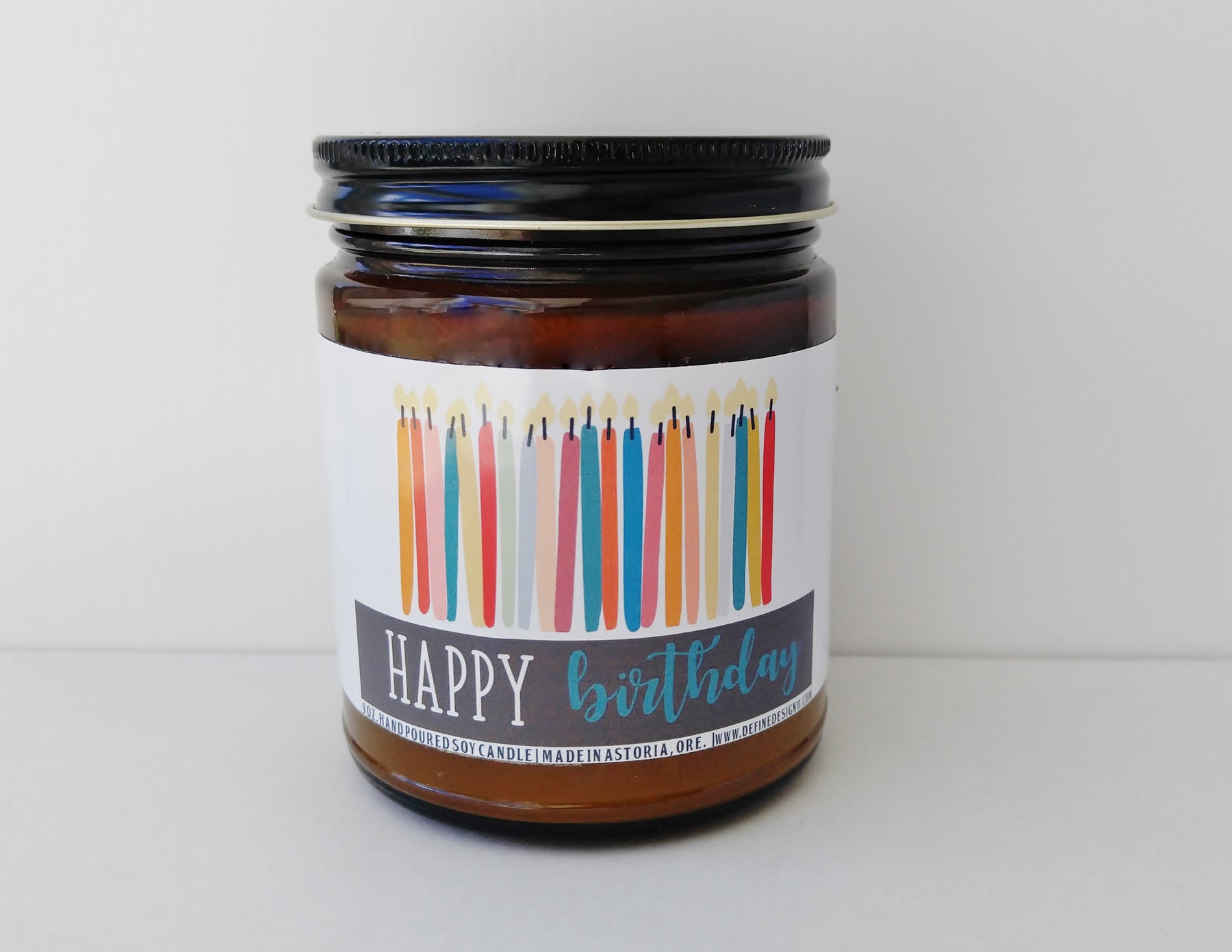 Happy Birthday Candle Gift Birthday Gift Birthday Cake Scented Candle Define Design 11