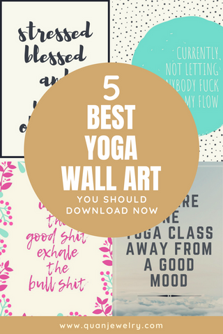 Quan Jewelry Yoga Wall Art Wallpaper Printables