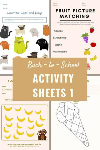 back to school sheet