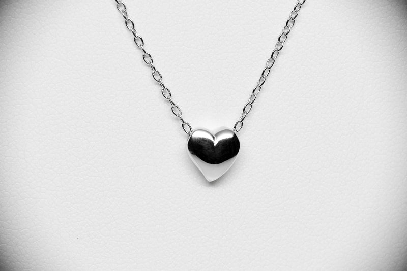 Amelina Heart Necklace, 925 Sterling Silver - Quan Jewelry