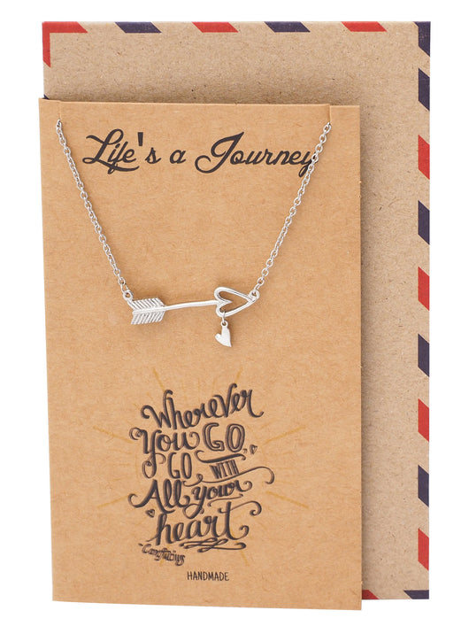 Jody Graduation Gifts Arrow Necklace Inspirational Jewelry – Quan Jewelry