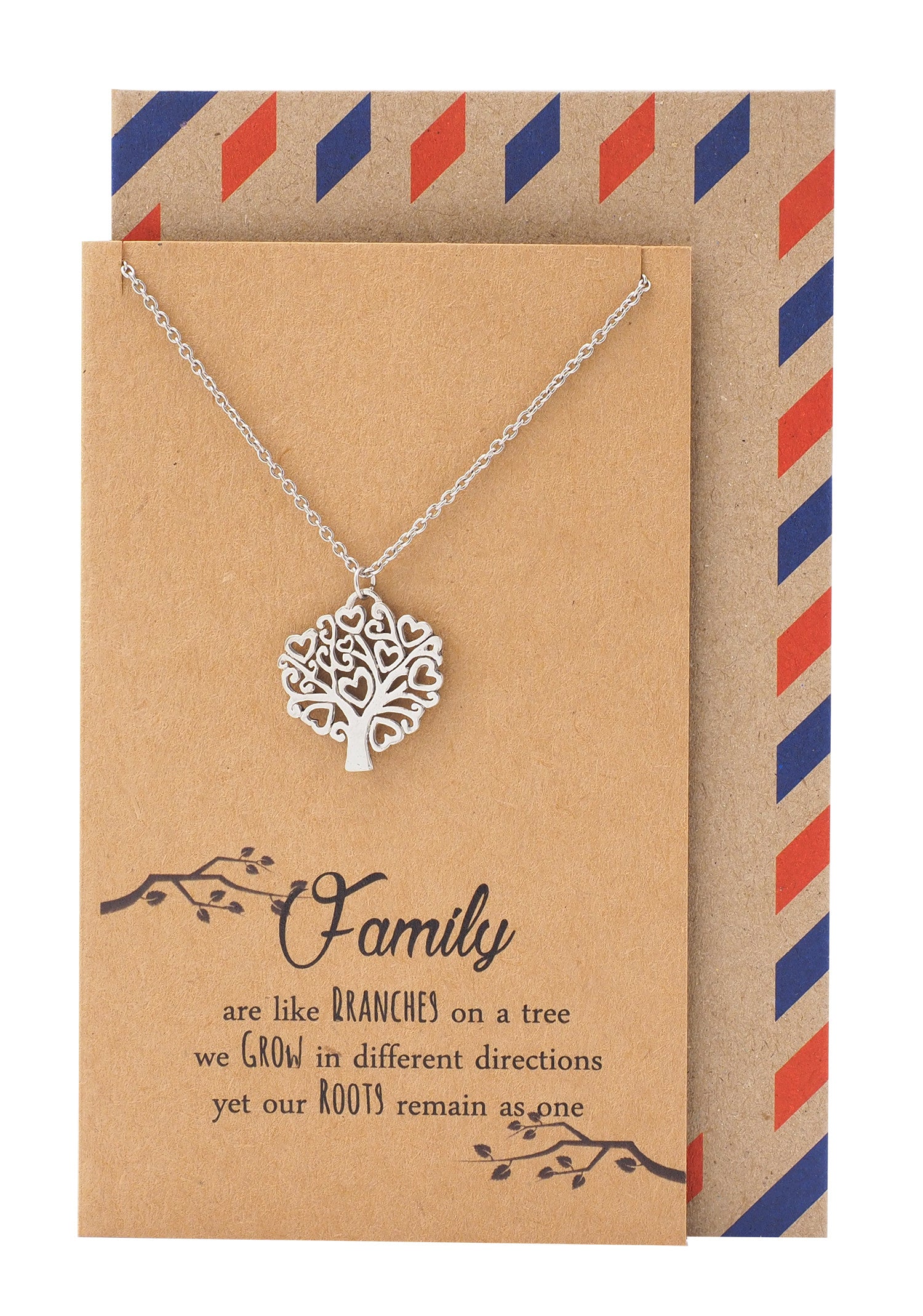 mother's family tree necklace