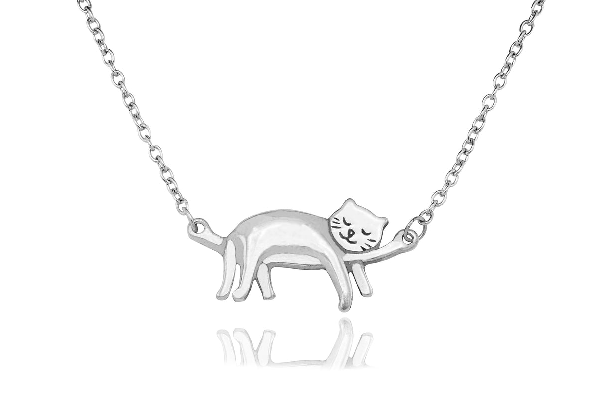 Keira Cat Necklace Quotes Greeting Card, Gifts for Cat Lovers - Quan ...
