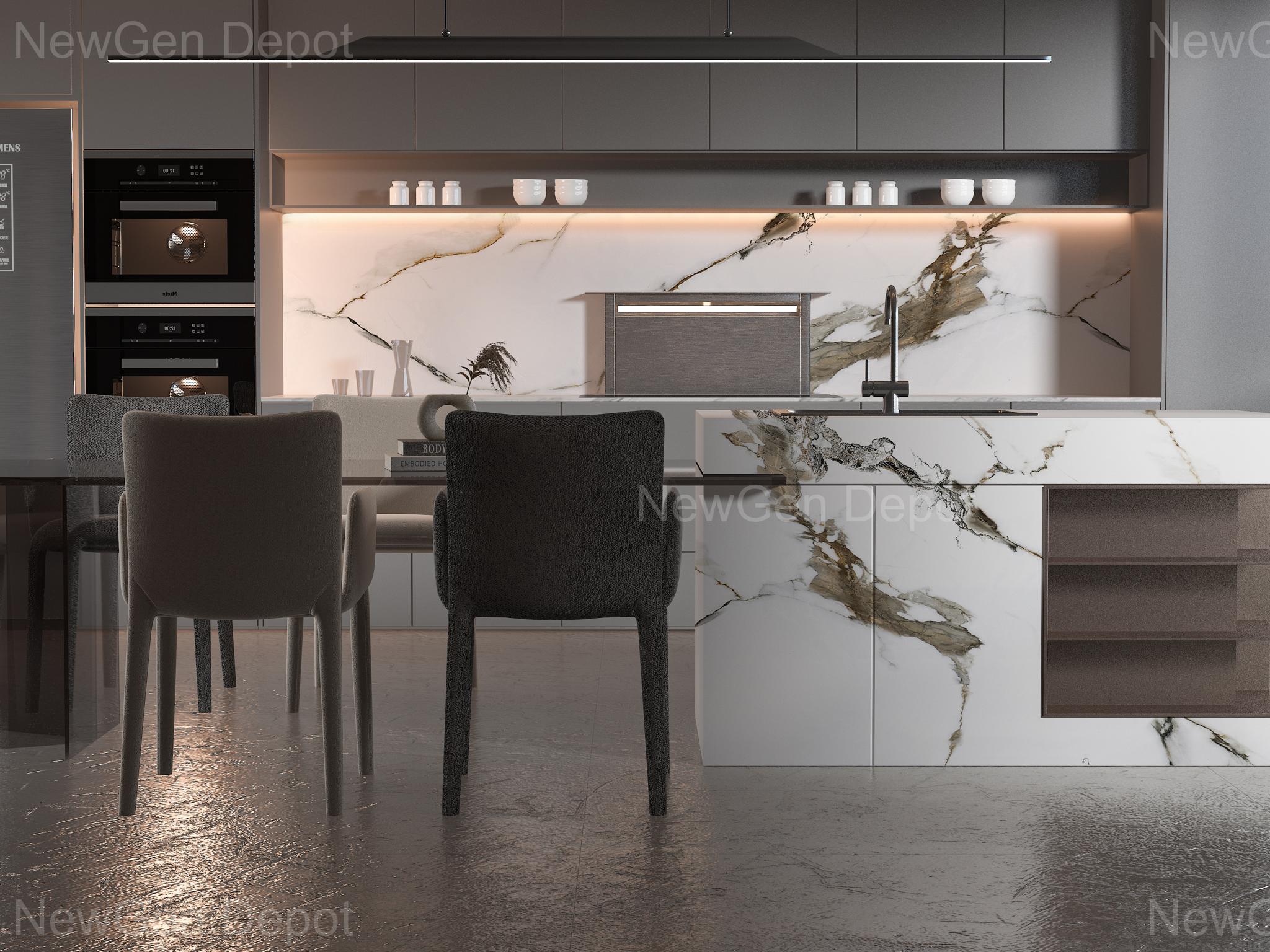 Ethereal Blush Marble PVC Wall Panel