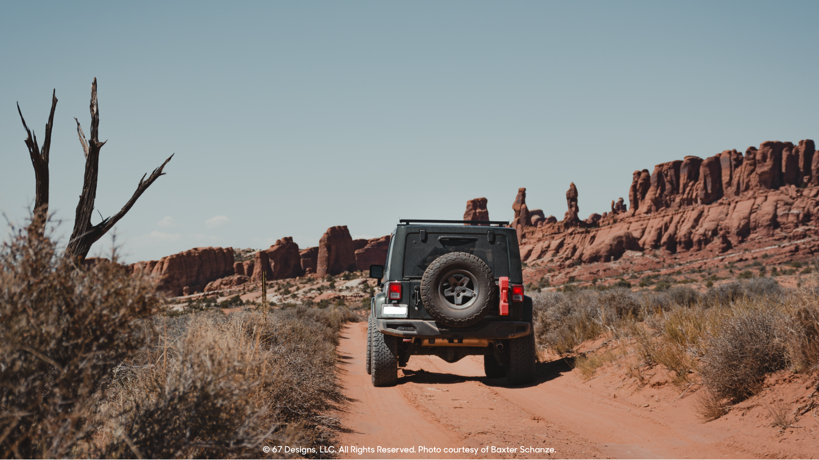 Baxter's Jeep through Moab, Utah