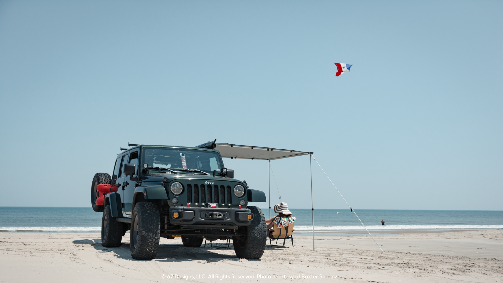 Beach camping in the Outer Banks, NC