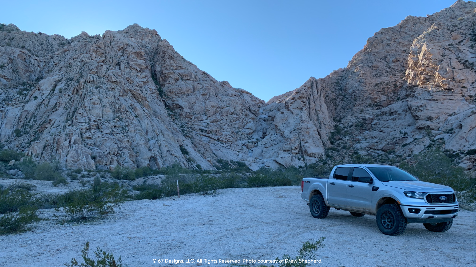 Ford Ranger overlanding by mountain