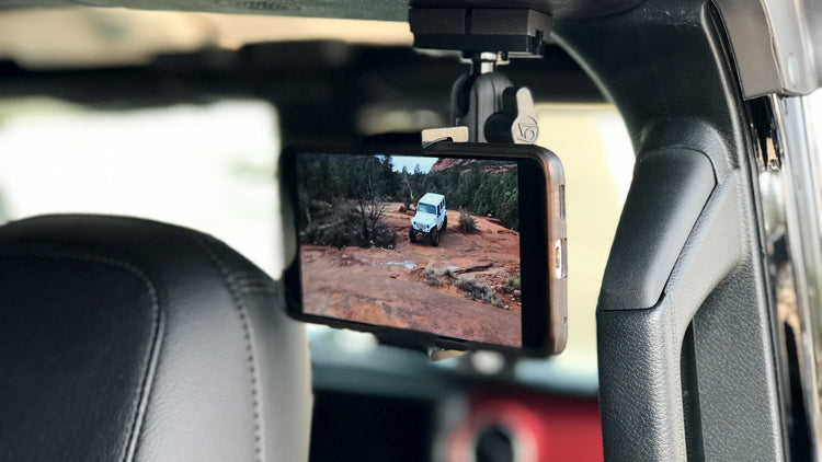 The perfect phone mount for rear seat passengers!