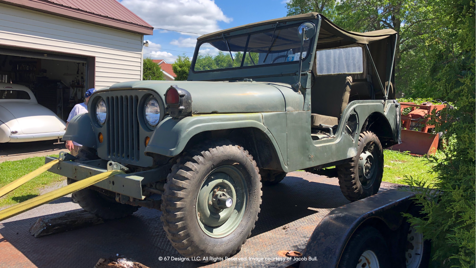 Original Jeep when he first got it