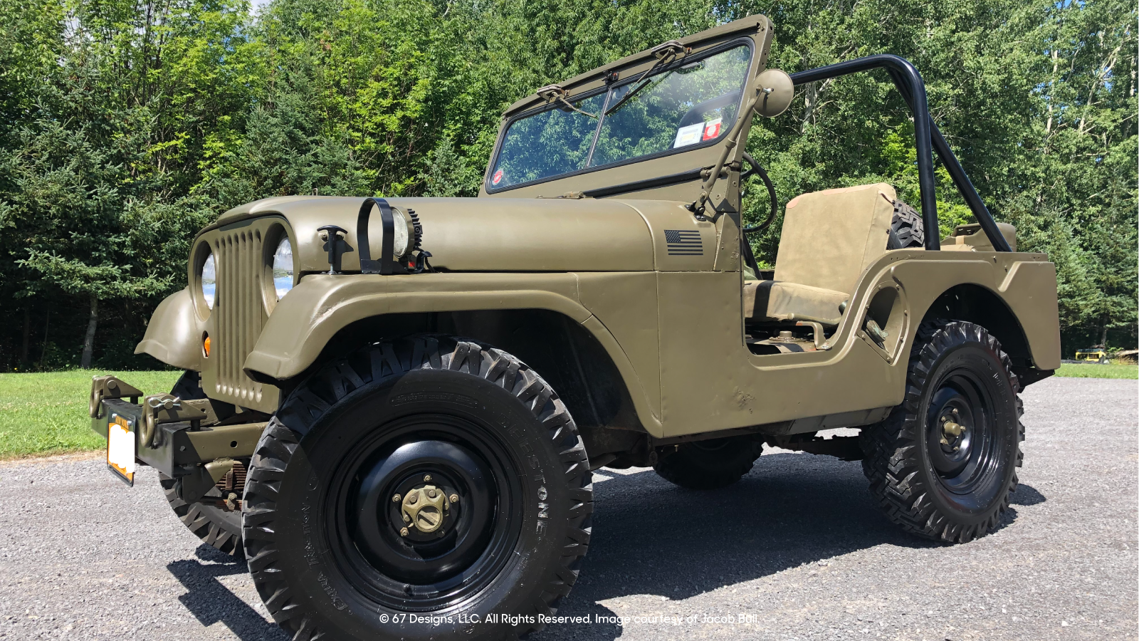 Old military Jeep