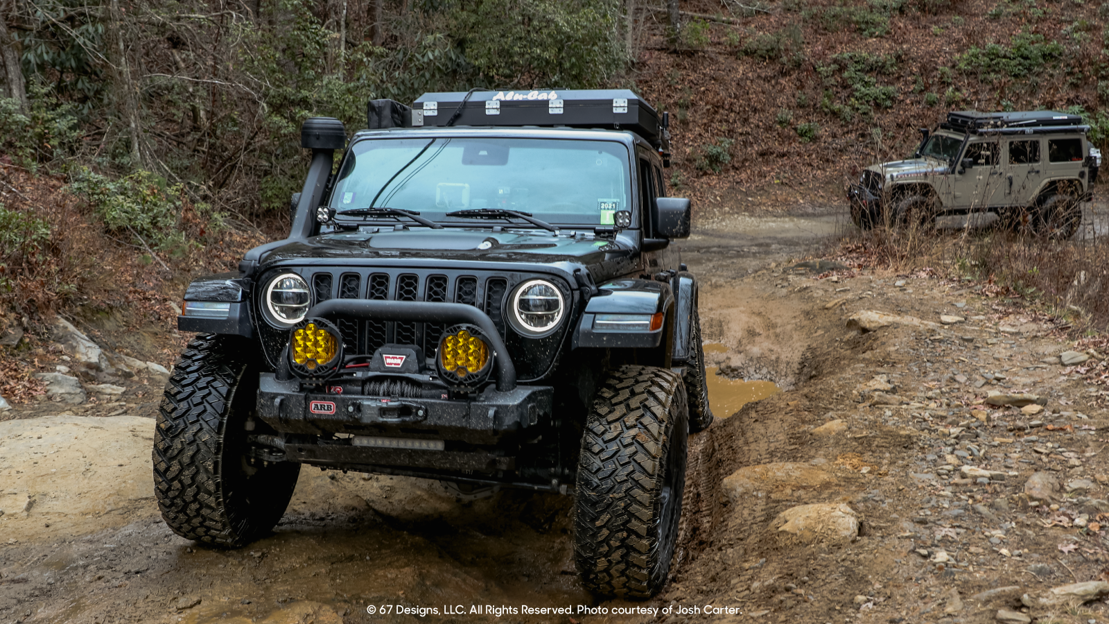 Josh's vehicle overlanding rocks and dirt