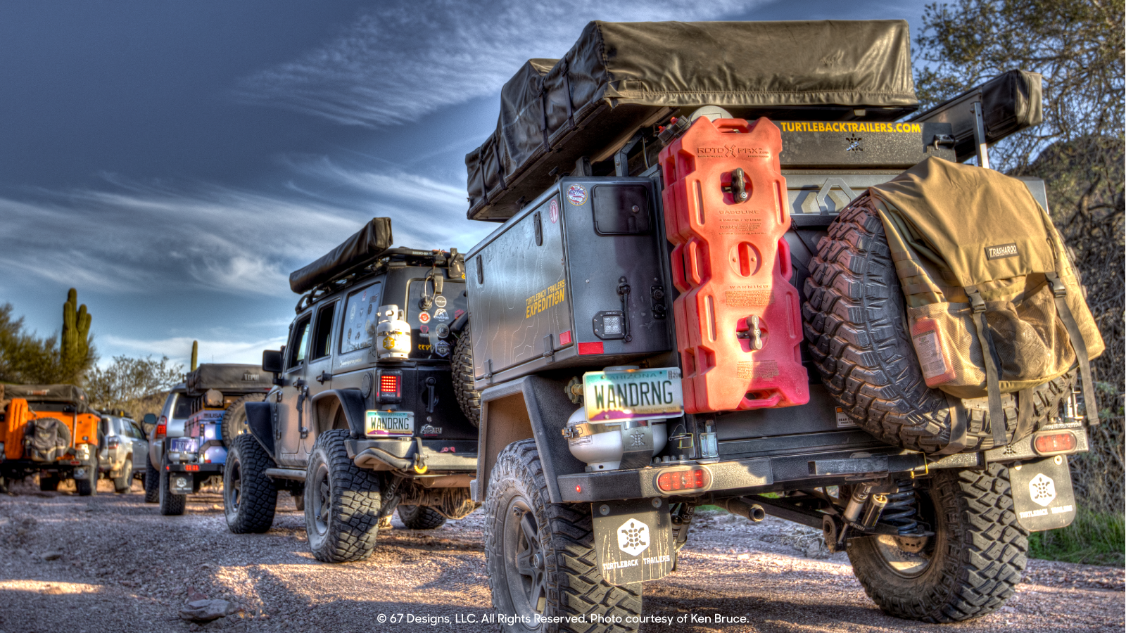 Kofa trip with a bunch of rigs