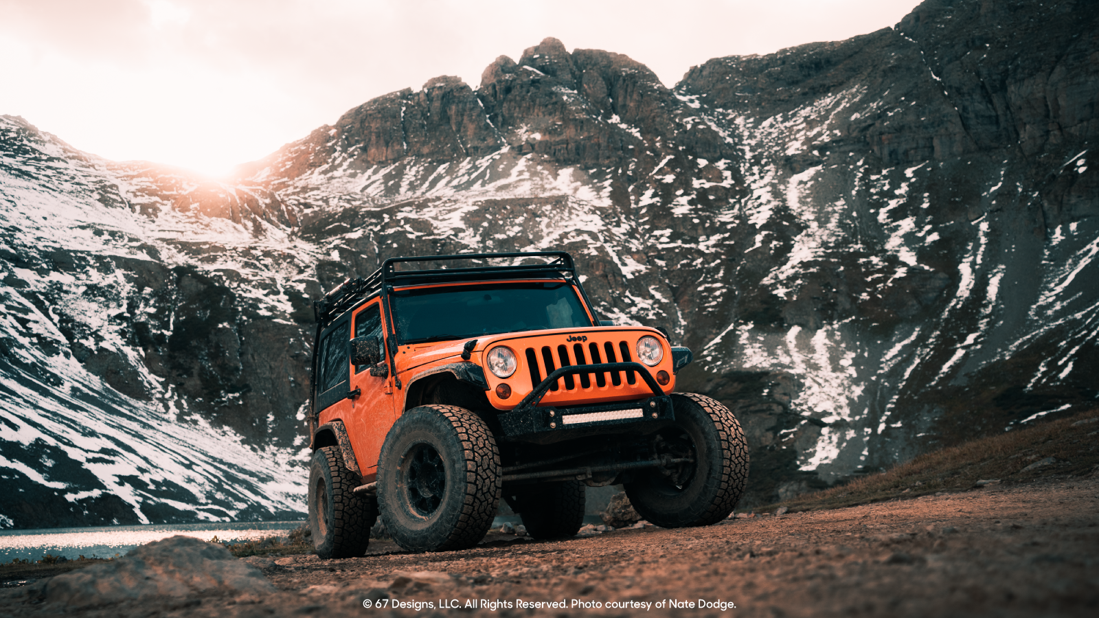 Nate's Jeep in the CO mountains