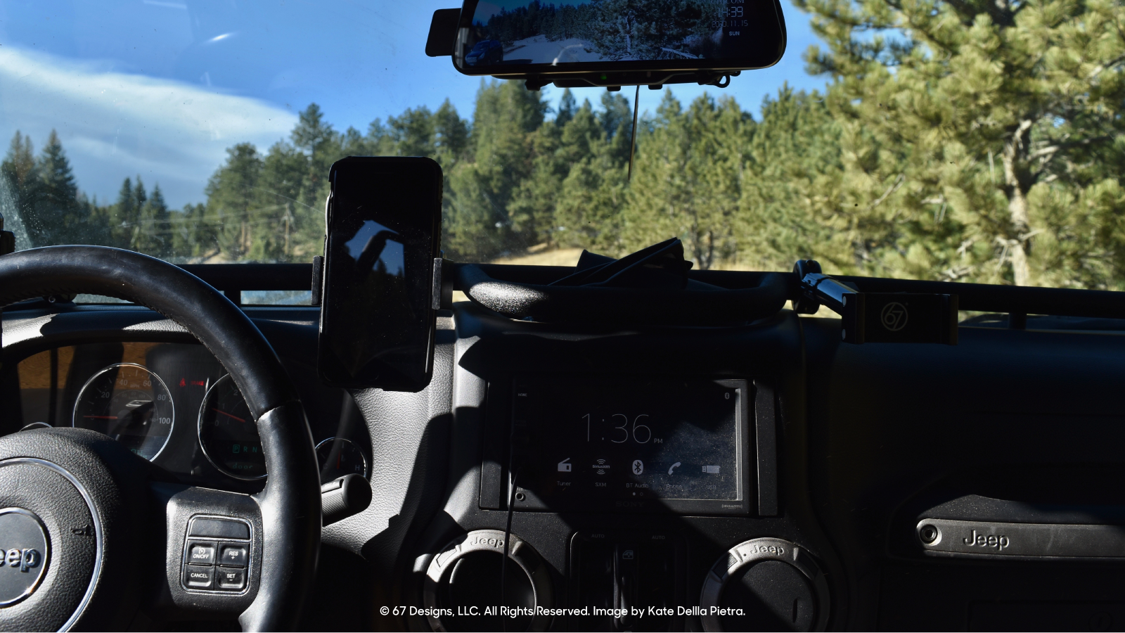 67 Designs Device Mounts in Jeep