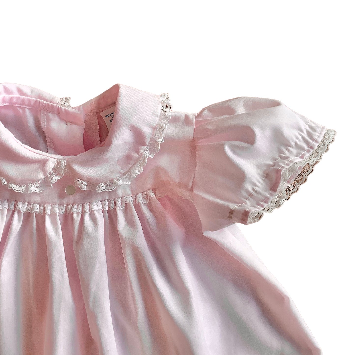 Load image into Gallery viewer, 1980s Pink Ruffle Dress / 3-6 Months
