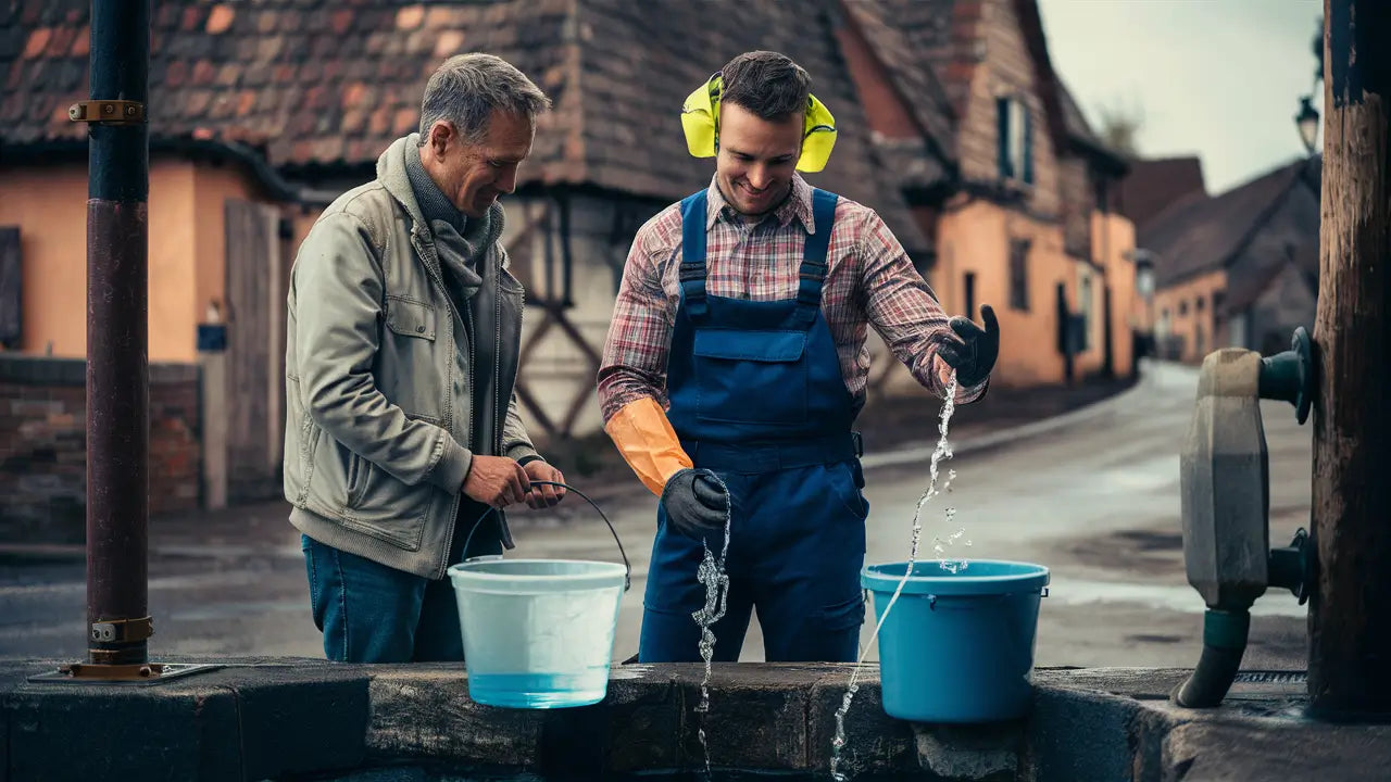 getting iron out of well to provide safe drinking water