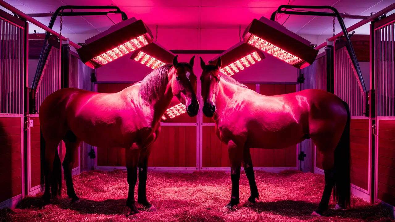 using the benefits of red light therapy for horses