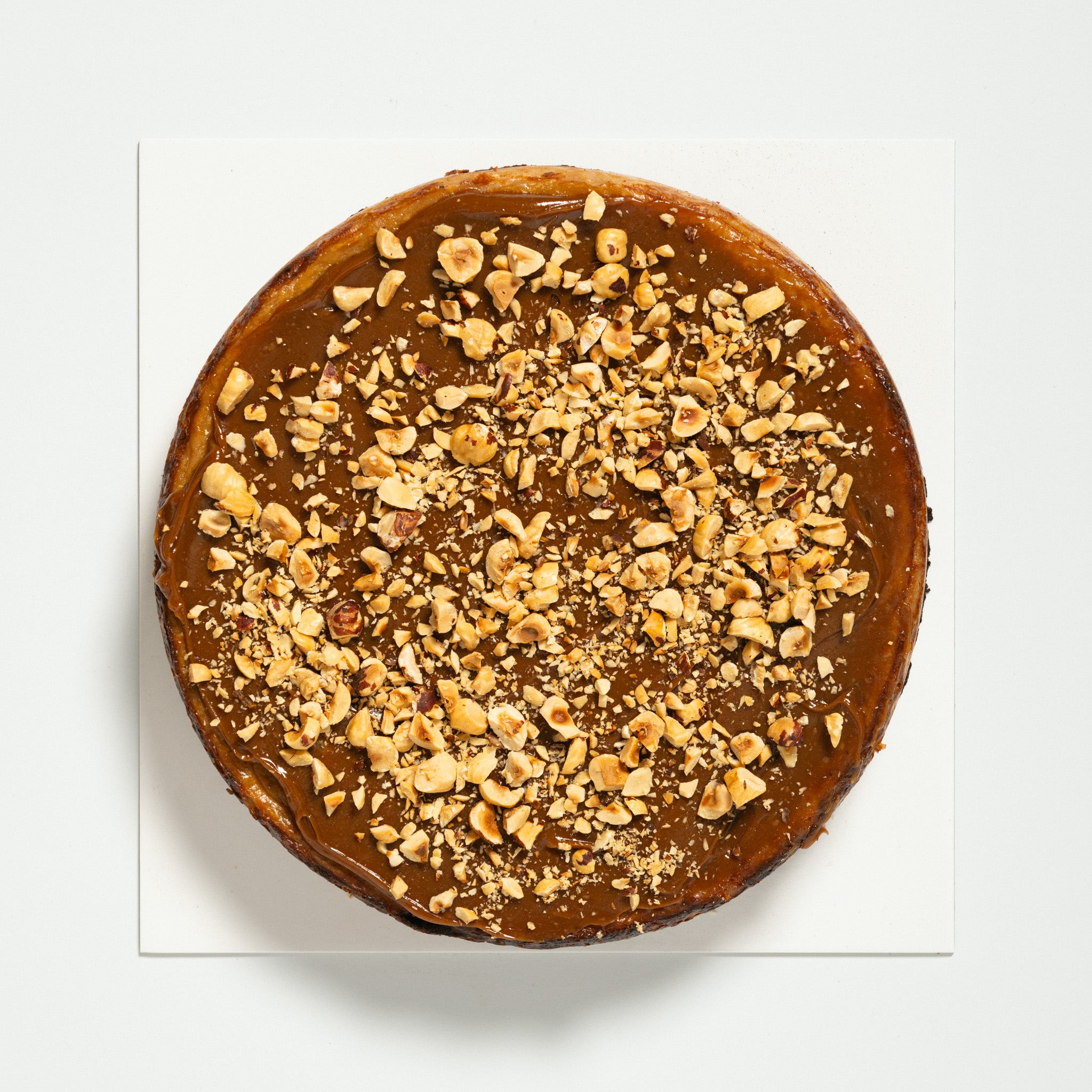 Tarta de queso al horno con base de galleta
