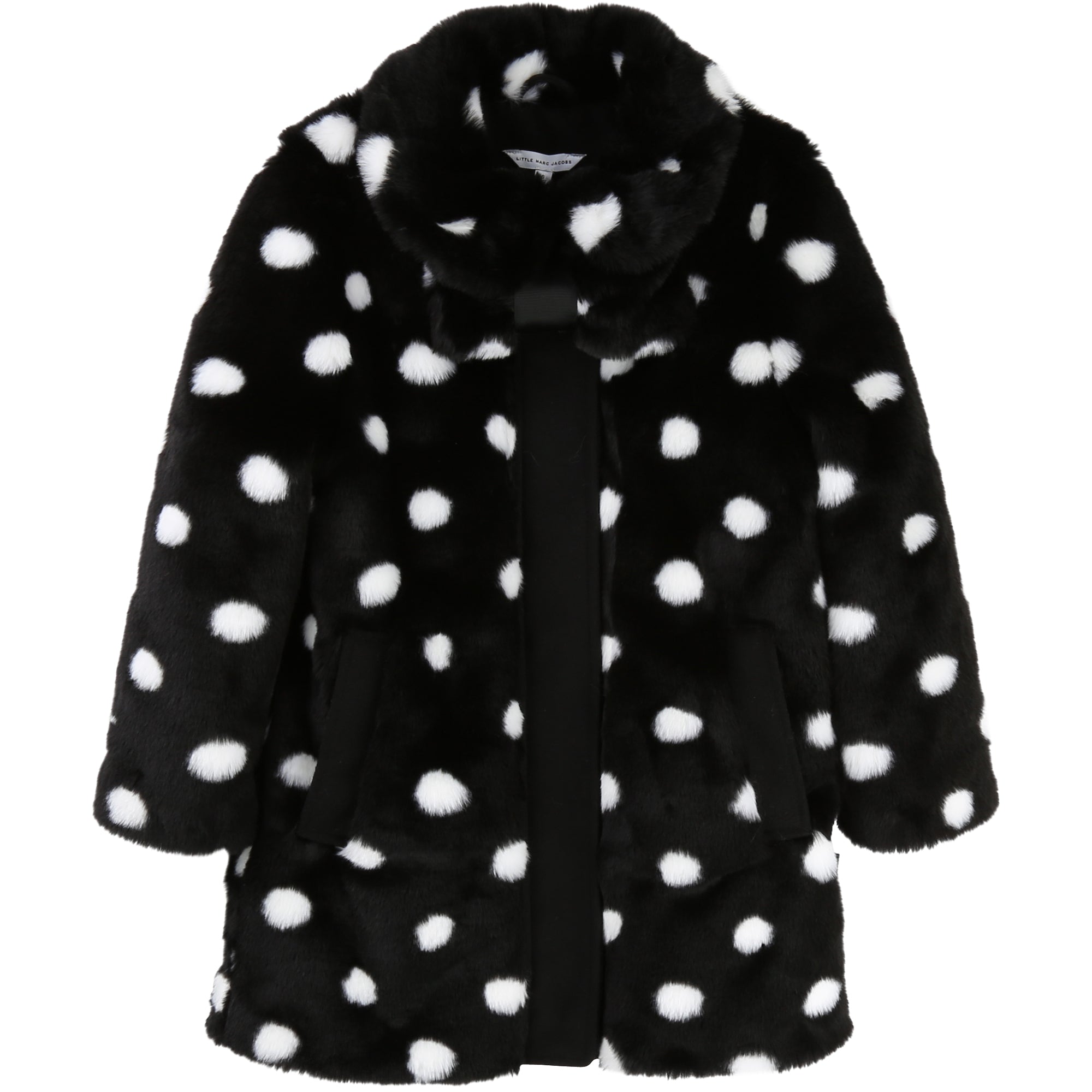 Little Marc Jacobs Faux Fur Coat with Chic Bow – TuesdaysChild.com