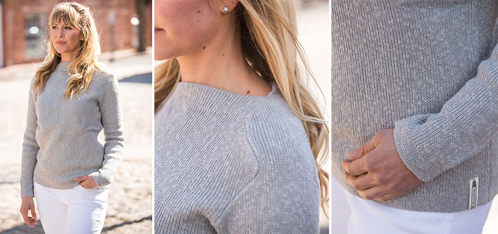 A Nantucket Looms Classic The Boatneck Sweater