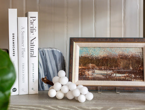 nantucket looms marble bookends