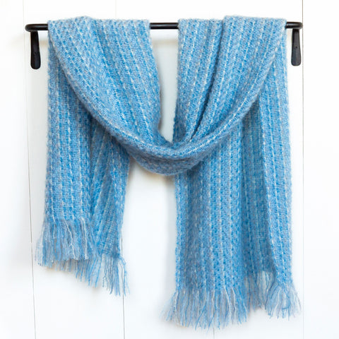 Ivory Handwoven Mohair Scarf – Nantucket Looms