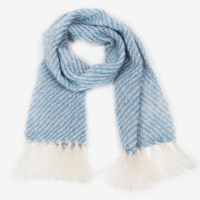 French Blue Handwoven Mohair Scarf – Nantucket Looms