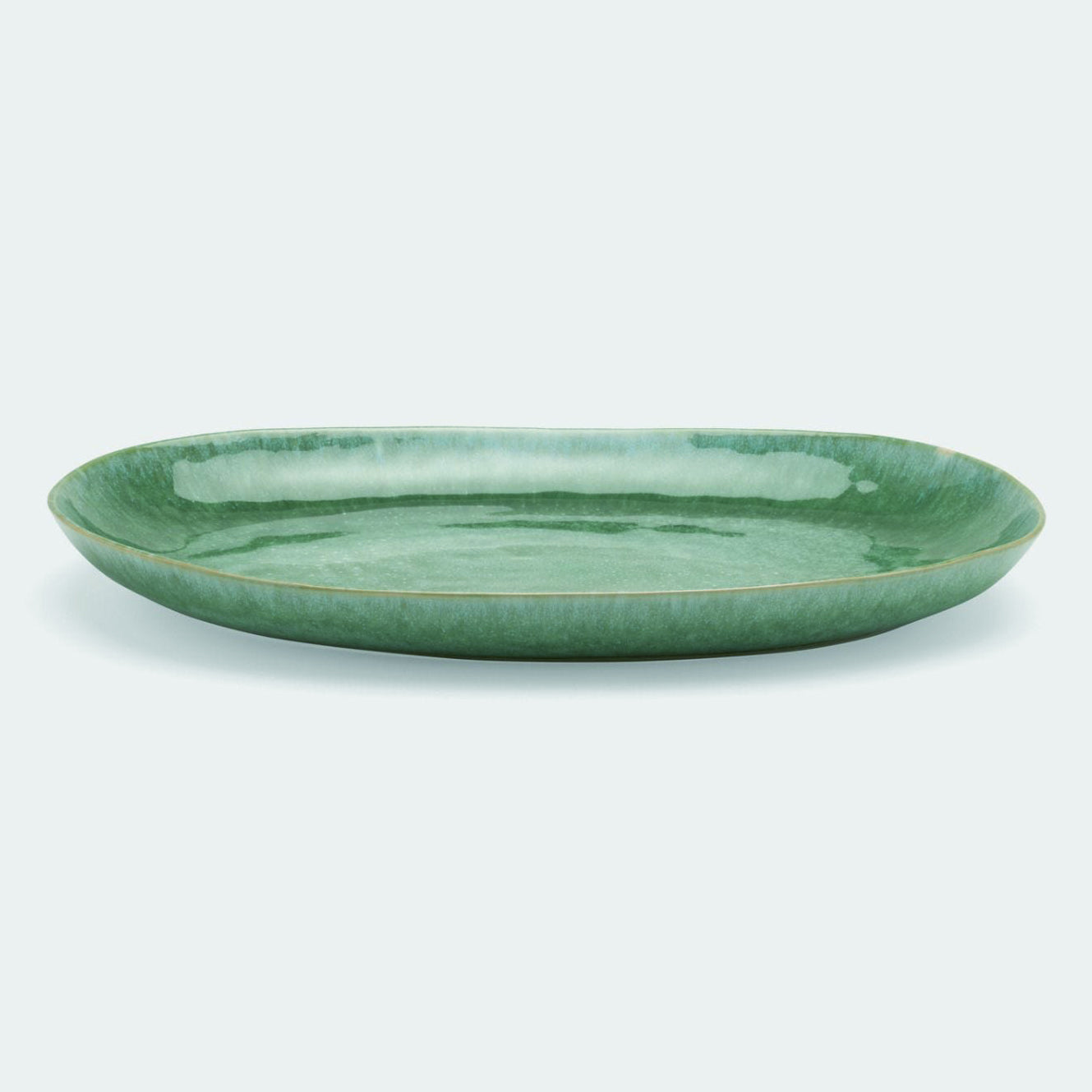 Reactive Emerald Serving Platter