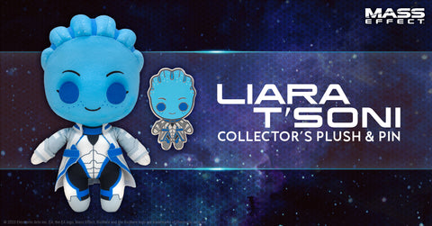 Official Mass Effect Liara T'Soni Collector's Plush & Pin