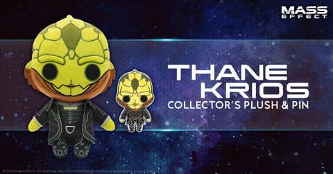 Official Mass Effect Thane Krios Collector's Plush & Pin