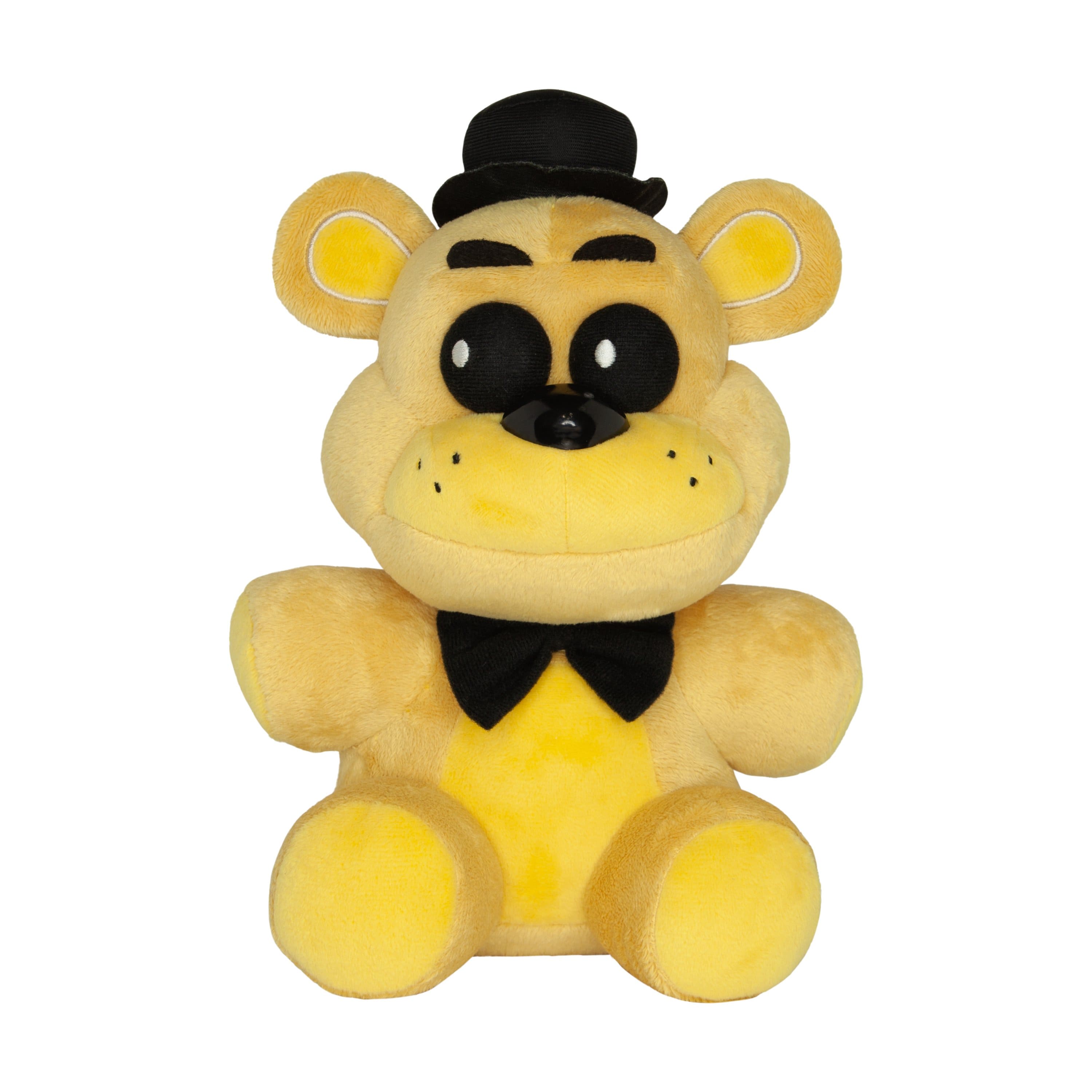 A picture of a Golden Freddy plushie.