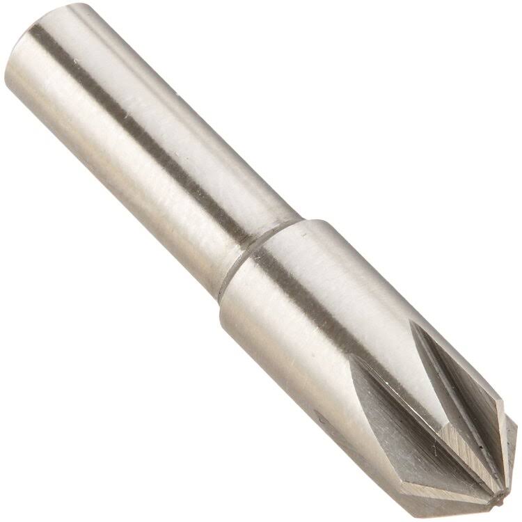 1-1/2 inch-60 HSS 6 Flute Chatterless Countersink, DEWCHAT1-1/2-60 FBE1_Y6EIW11