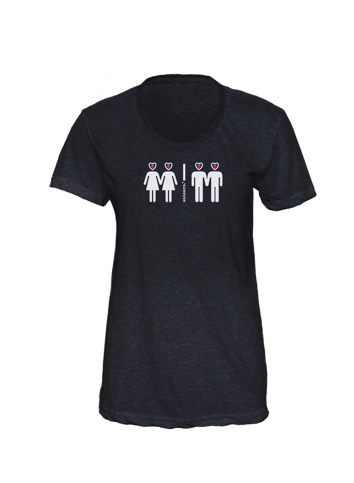 Same Love - Women's Tri-Black T-Shirt - unlearn.