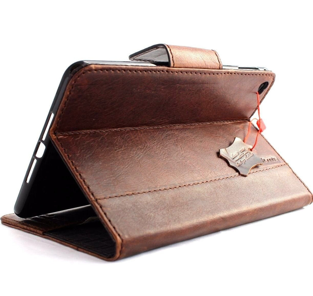 genuine natural full Leather Bag for apple iPad mini 4 hard case cover ...